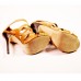 ALDO Natural Tan Leather Platform Gladiator Heels Size 39 or 8.5