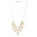 Argento Vivo Sterling Silver & Gold Spike Bib Necklace