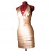 BCBG Champagne Pink Bandage Dress Size 2