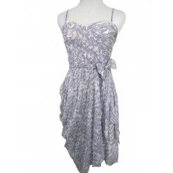 Rebecca Taylor Leopard Print Silk Dress Size 2