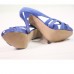 Steve Madden Loyyall Cobalt Blue Suede Platform Heels Size 8